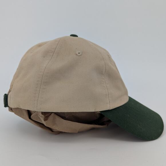 EUC Cream & Green Horse Jockey Baseball Cap One Size Fits All - Picture 5 of 6